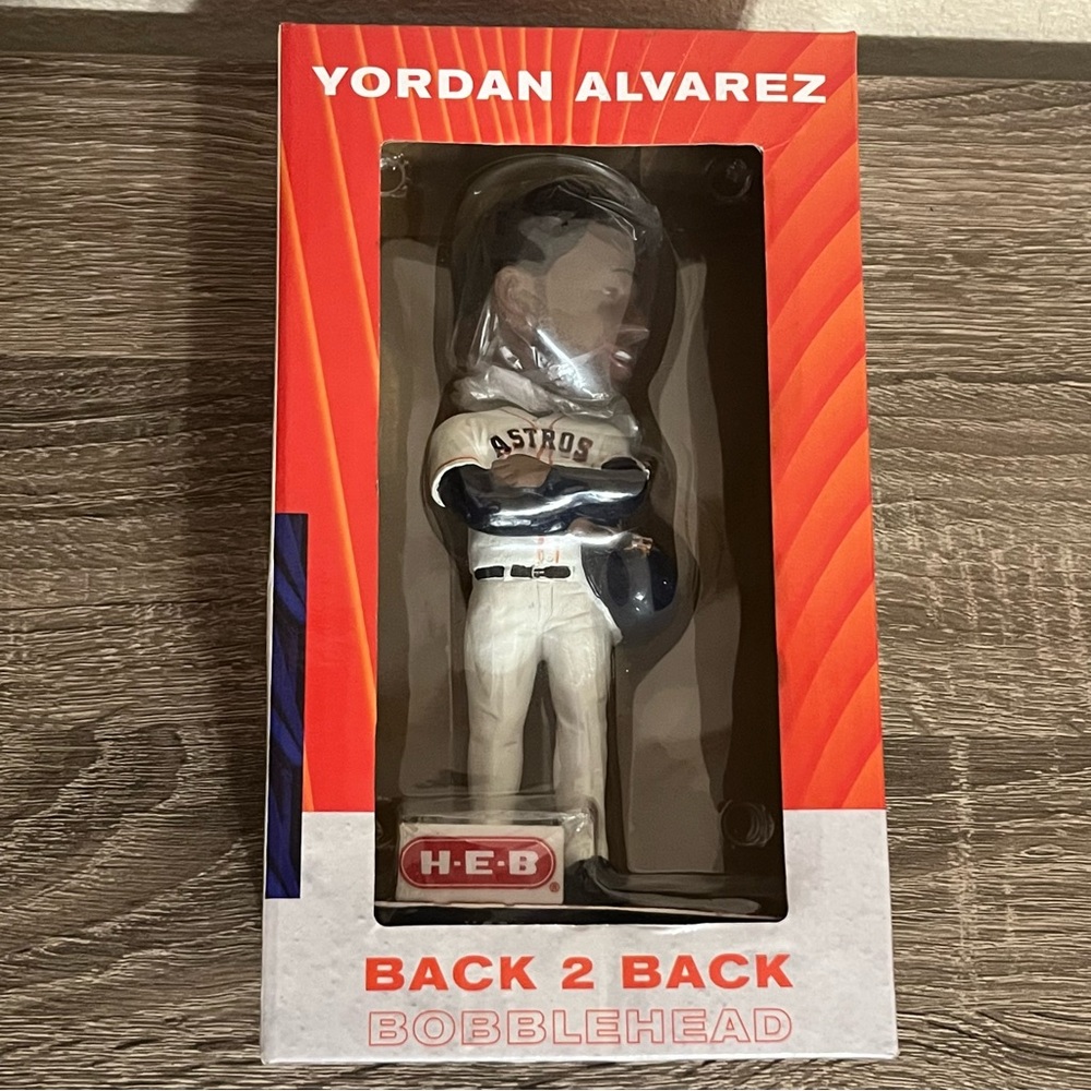 HEB Back 2 Back Bobblehead Yordan Alvarez Houston Astros 2020